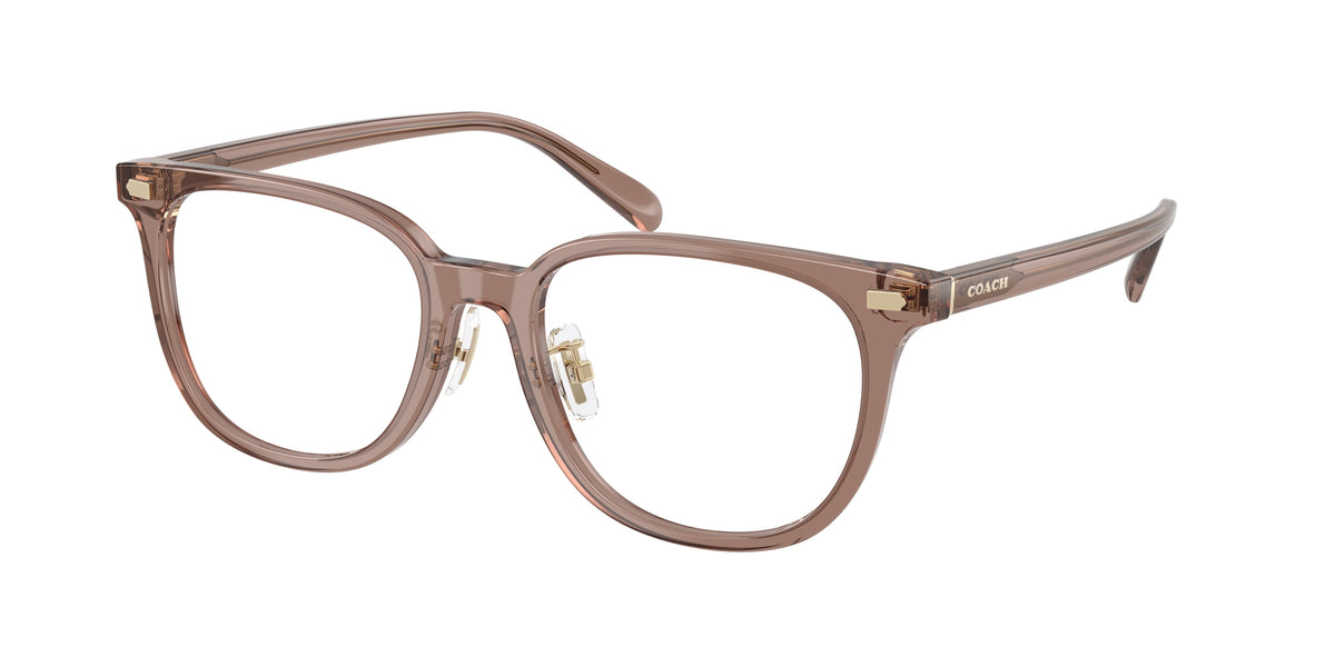 Coach HC6269D Transparent Light Brown Eyeglasses