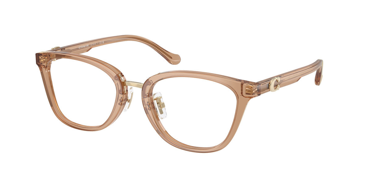 Coach HC6272F Transparent Brown Eyeglasses