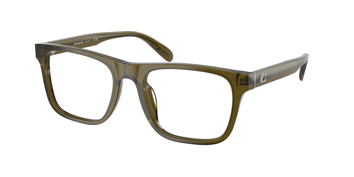 Coach HC6277U Transparent Olive Eyeglasses