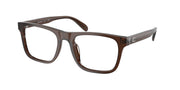 Coach HC6277U Transparent Brown Eyeglasses