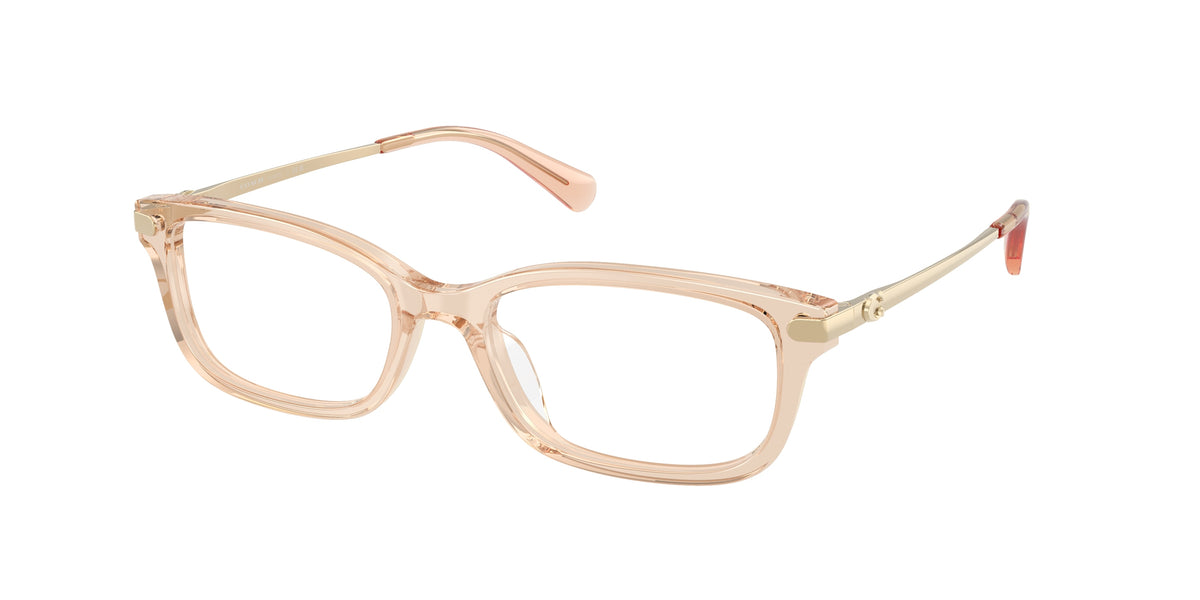 Coach HC6287U Transparent Champagne Eyeglasses