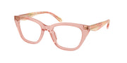 Coach HC6289U Transparent Peach Eyeglasses