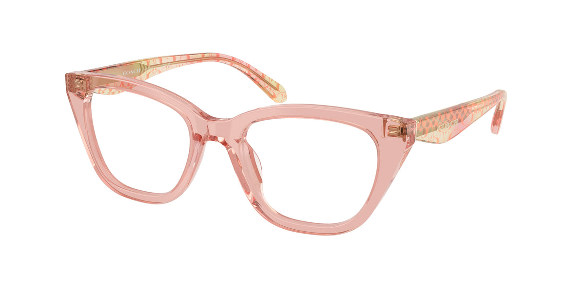Coach HC6289U Transparent Peach Eyeglasses