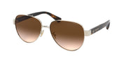 Coach HC7111 Light Gold Sunglasses