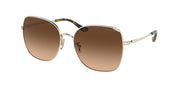 Coach HC7133 Shiny Light Gold Sunglasses