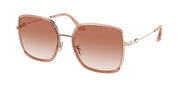 Coach HC7139BD Rose Gold/Pink Glitter Sunglasses