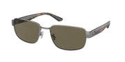 Coach HC7149 Shiny Gunmetal Sunglasses