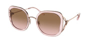 Coach HC7153B Transparent Pink Sunglasses