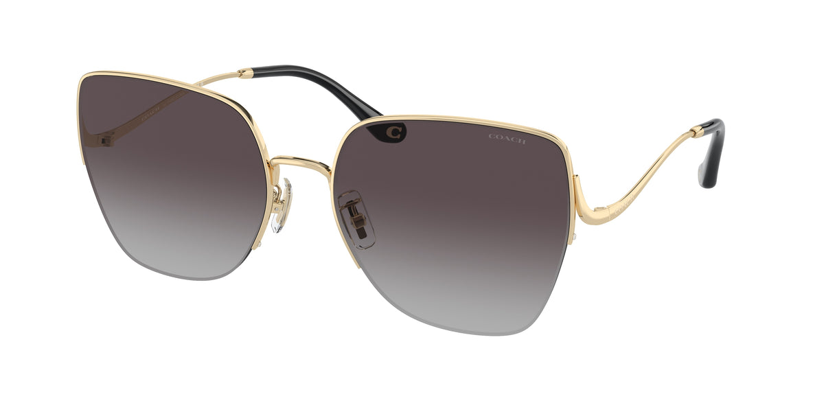 Coach HC7156D Shiny Light Gold Sunglasses