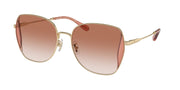 Coach HC7158D Shiny Light Gold Sunglasses