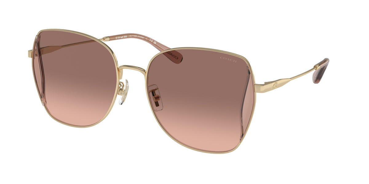 Coach HC7158D Shiny Light Gold Sunglasses