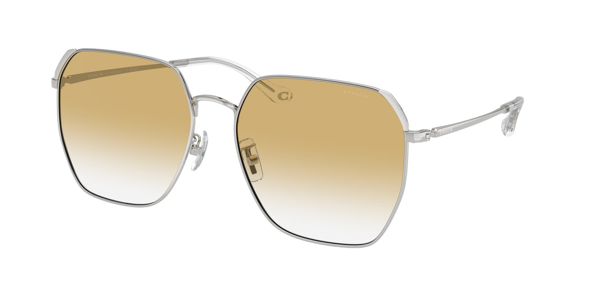 Coach HC7165D Shiny Silver Sunglasses