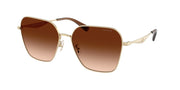 Coach HC7168 Shiny Light Gold Sunglasses