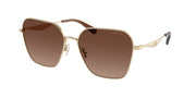 Coach HC7168 Shiny Light Gold Sunglasses