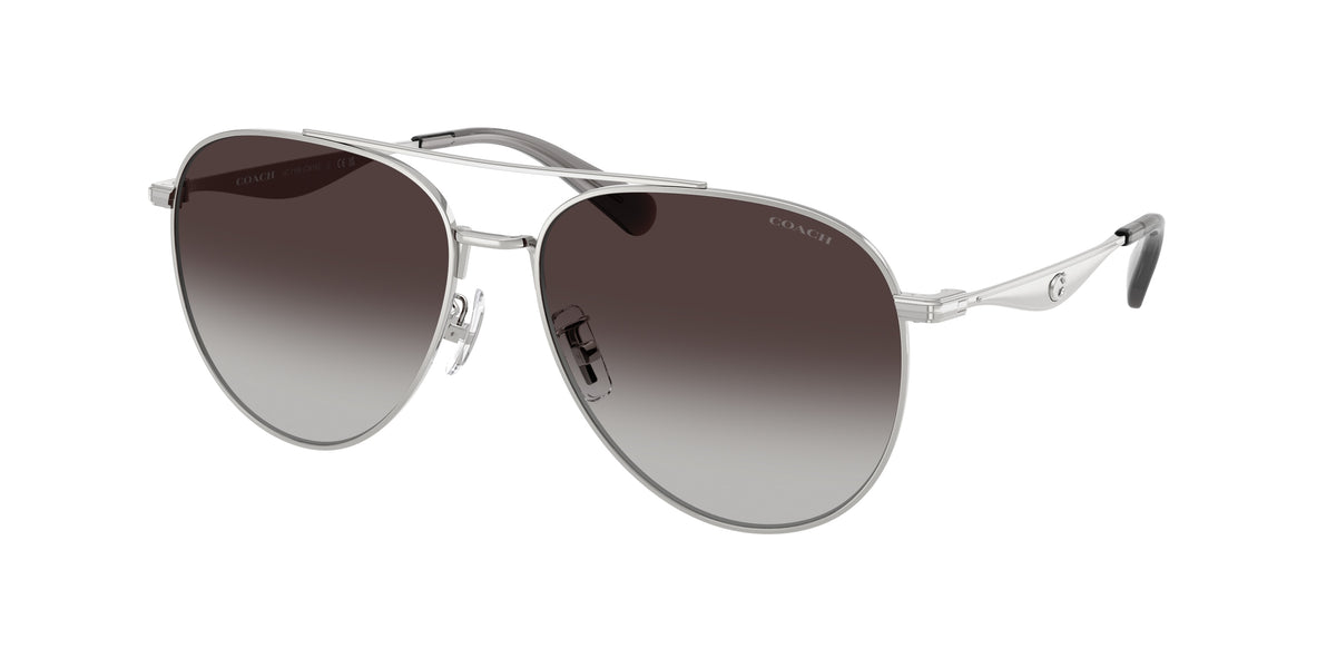 Coach HC7169 Shiny Silver Sunglasses