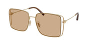 Coach HC7174D Shiny Light Gold Sunglasses