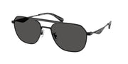 Coach HC7178 Satin Black/Black Sunglasses