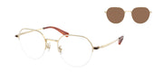 Coach HC7179 Shiny Light Gold Sunglasses