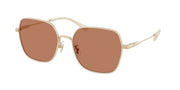 Coach HC7180D Shiny Light Gold/Milky White Sunglasses