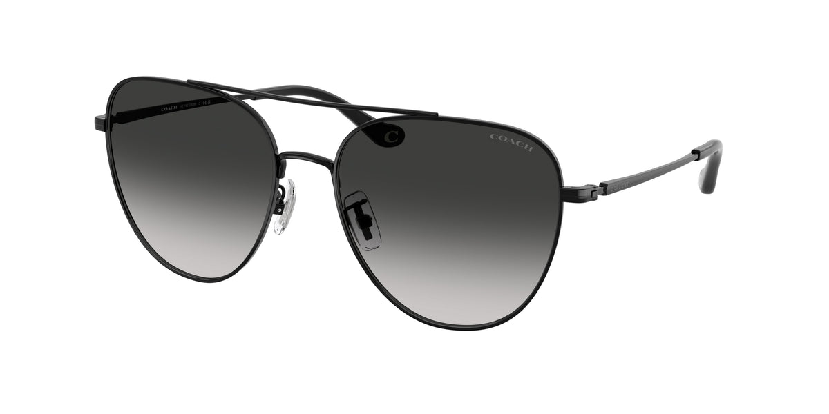Coach HC7182 Shiny Black Sunglasses
