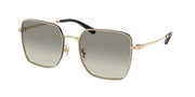 Coach HC7184D Shiny Light Gold/Black Sunglasses