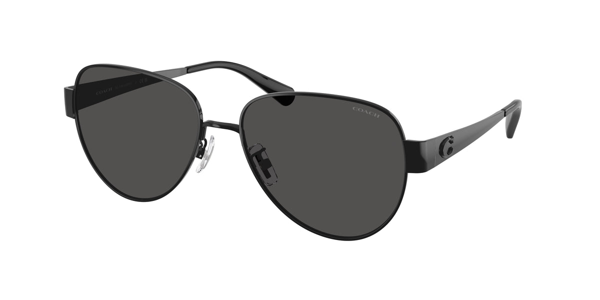 Coach HC7186 Shiny Black Sunglasses