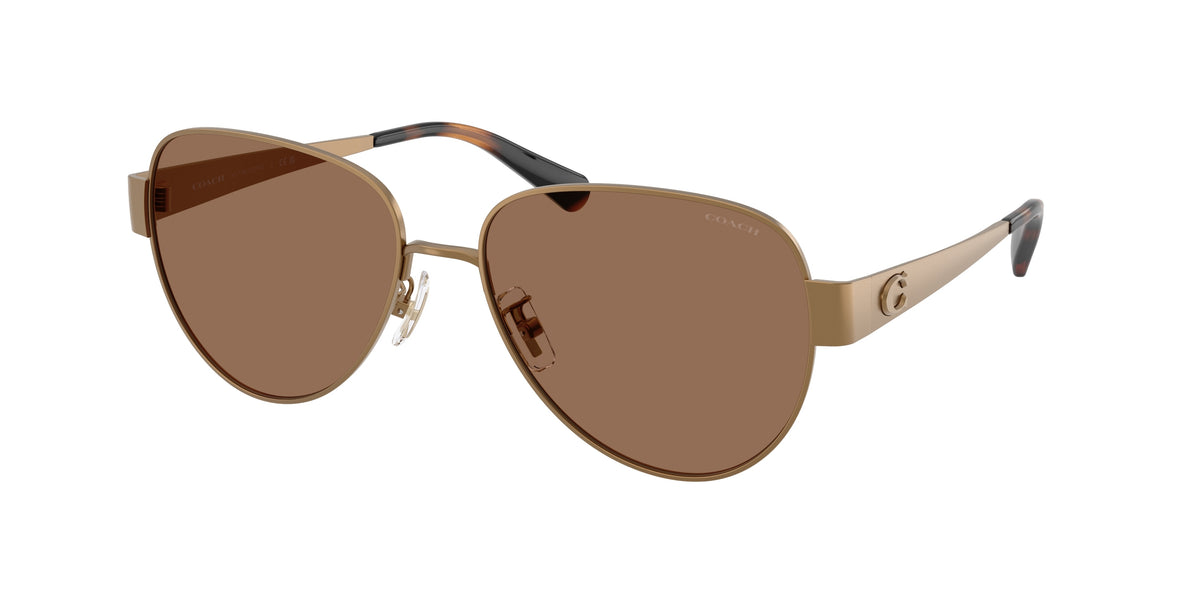 Coach HC7186 Brass Sunglasses