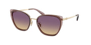 Coach HC7187 Gold/Iris Sunglasses