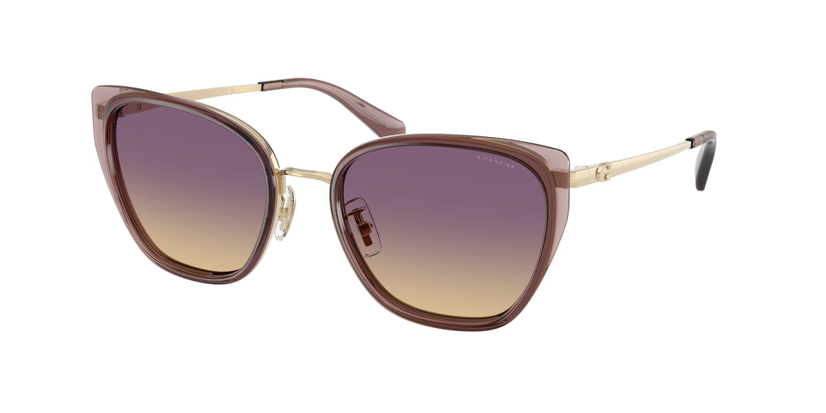 Coach HC7187 Gold/Iris Sunglasses