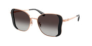 Coach HC7188 Smoke/Rose Gold Sunglasses