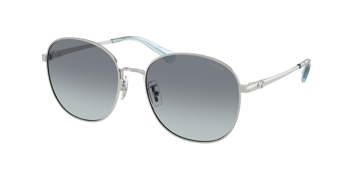 Coach HC7189 Shiny Silver Sunglasses