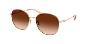 Coach HC7189 Shiny Light Gold Sunglasses