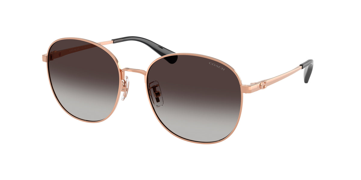 Coach HC7189 Shiny Rose Gold Sunglasses