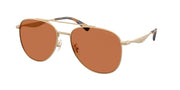 Coach HC7190 Satin Light Gold Sunglasses