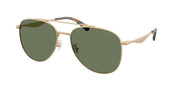 Coach HC7190 Satin Light Gold Sunglasses