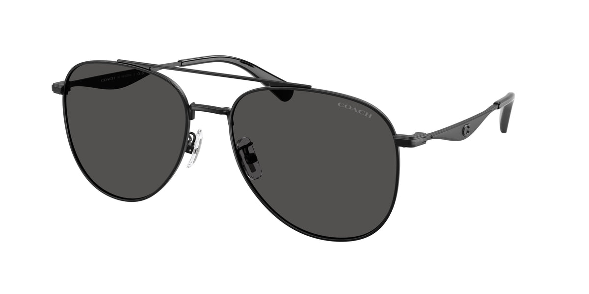 Coach HC7190 Satin Black Sunglasses