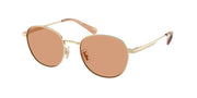 Coach HC7191 Shiny Light Gold Sunglasses