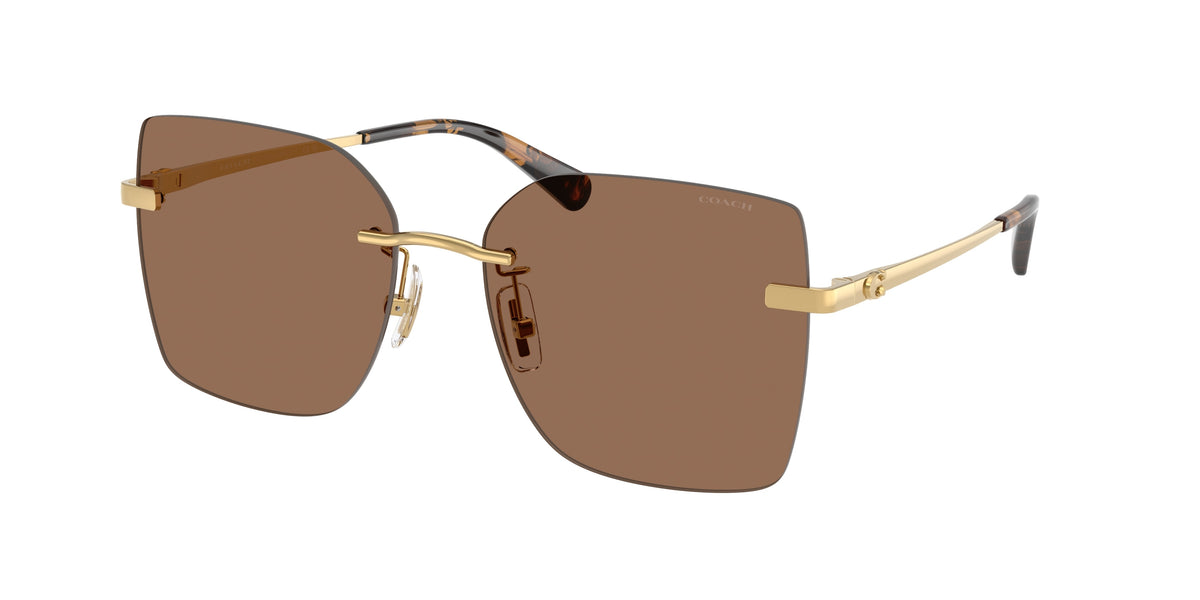 Coach HC7193D Shiny Gold Sunglasses