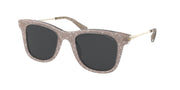 Coach HC8290 Grey Glitter Signature C Sunglasses