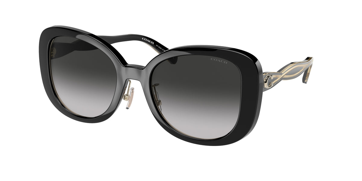 Coach HC8333 Black Sunglasses