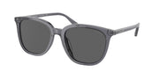 Coach HC8338U Transparent Dark Grey Sunglasses