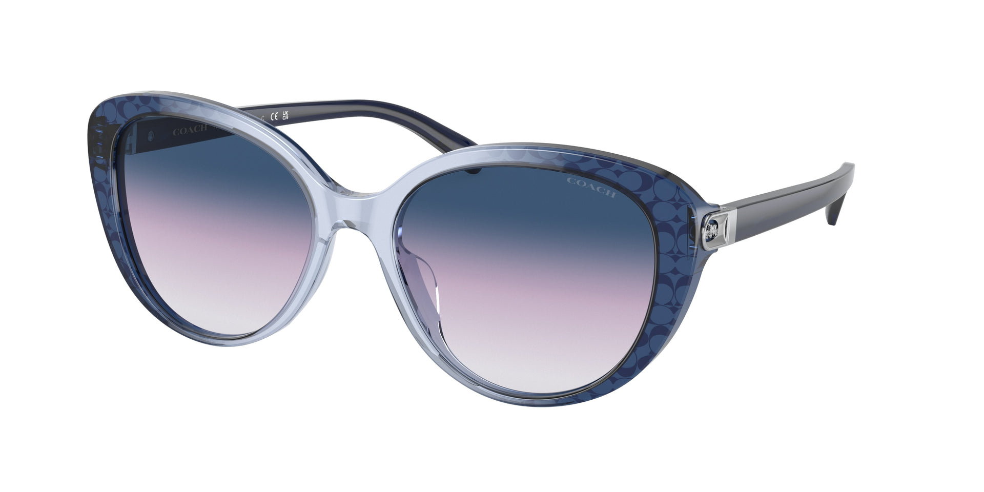 Coach HC8348U Blue Gradient Sunglasses