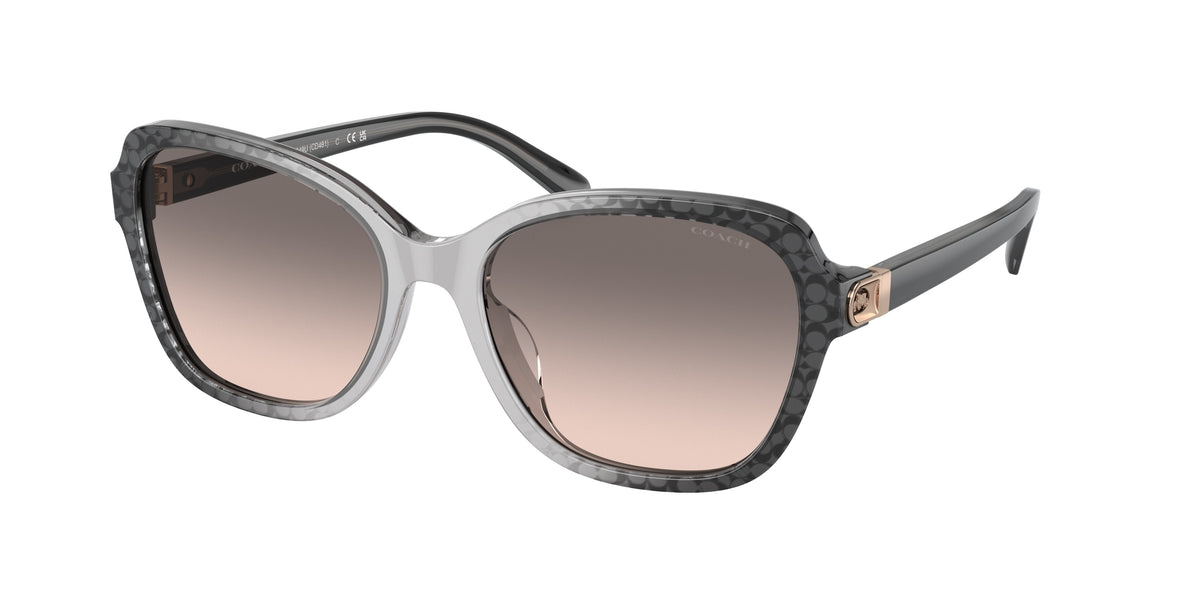 Coach HC8349U Grey Gradient Sunglasses