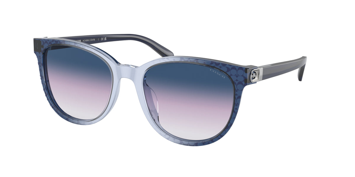 Coach HC8350U Blue Gradient Sunglasses