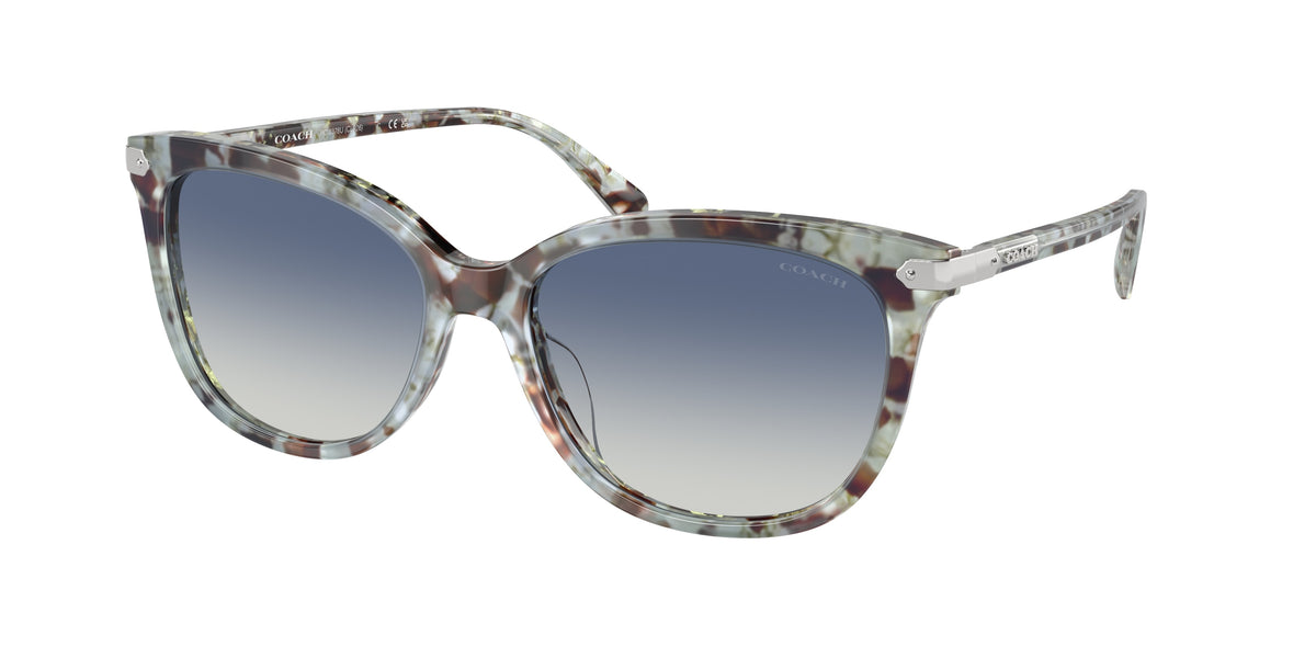 Coach HC8378U Seaglass Tortoise Sunglasses