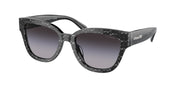 Coach HC8379U Grey Pearl Signature C Sunglasses