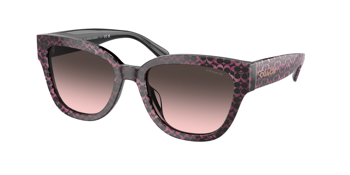 Coach HC8379U Ruby Pearl Signature C Sunglasses