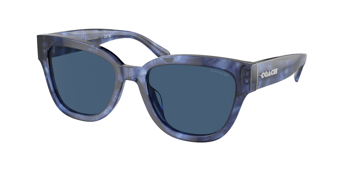 Coach HC8379U Blue Tie Dye Sunglasses