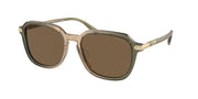 Coach HC8383U Transparent Green Tan Gradient Sunglasses