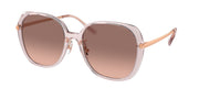 Coach HC8403D Transparent Rose Sunglasses